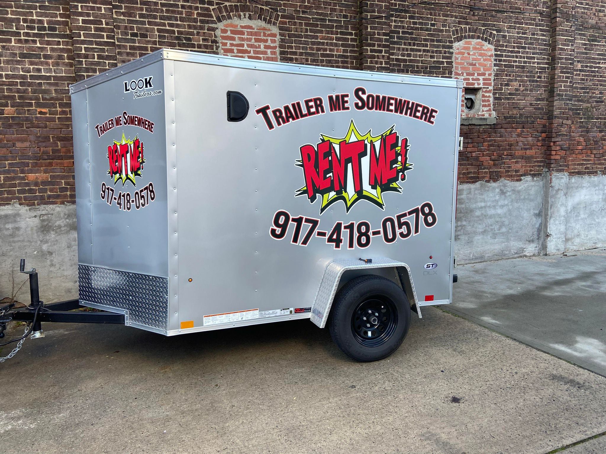 5x8 Enclosed Trailer by Trailer Me Somewhere