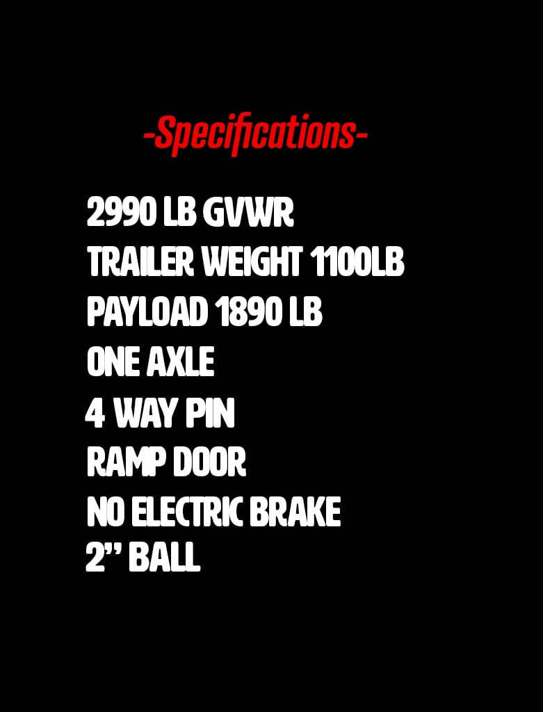 6x10 Enclosed Trailer by Trailer Me Somewhere