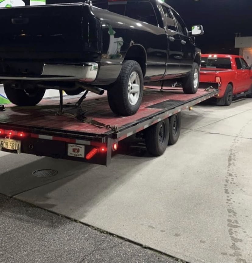 24x8.5 Deckover Flatbed Trailer by Trailer Me Somewhere