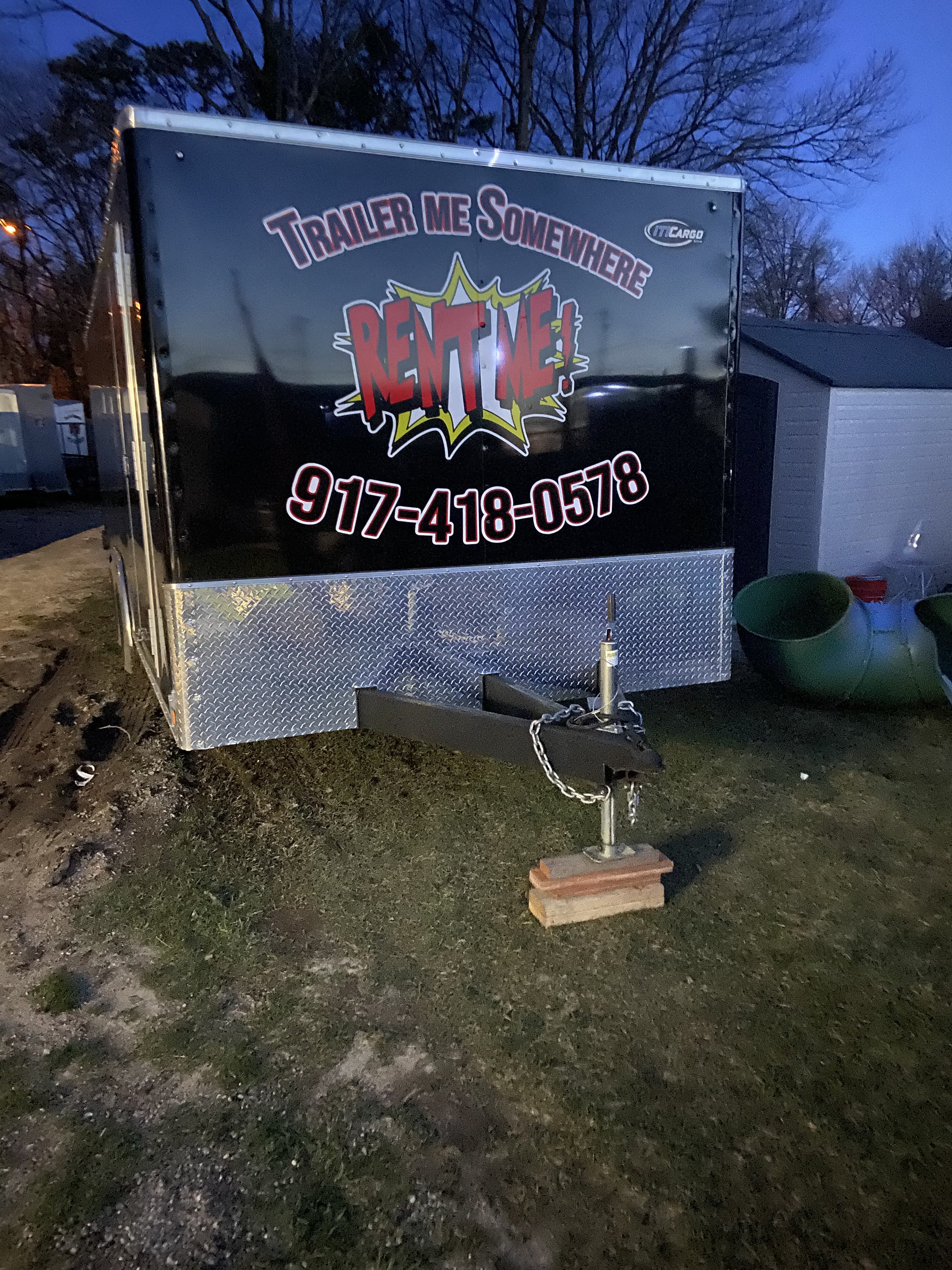 8x20 Enclosed Trailer by Trailer Me Somewhere